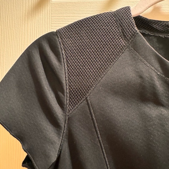 Theory Navy Neoprene Peplum Dress - Picture 4 of 6